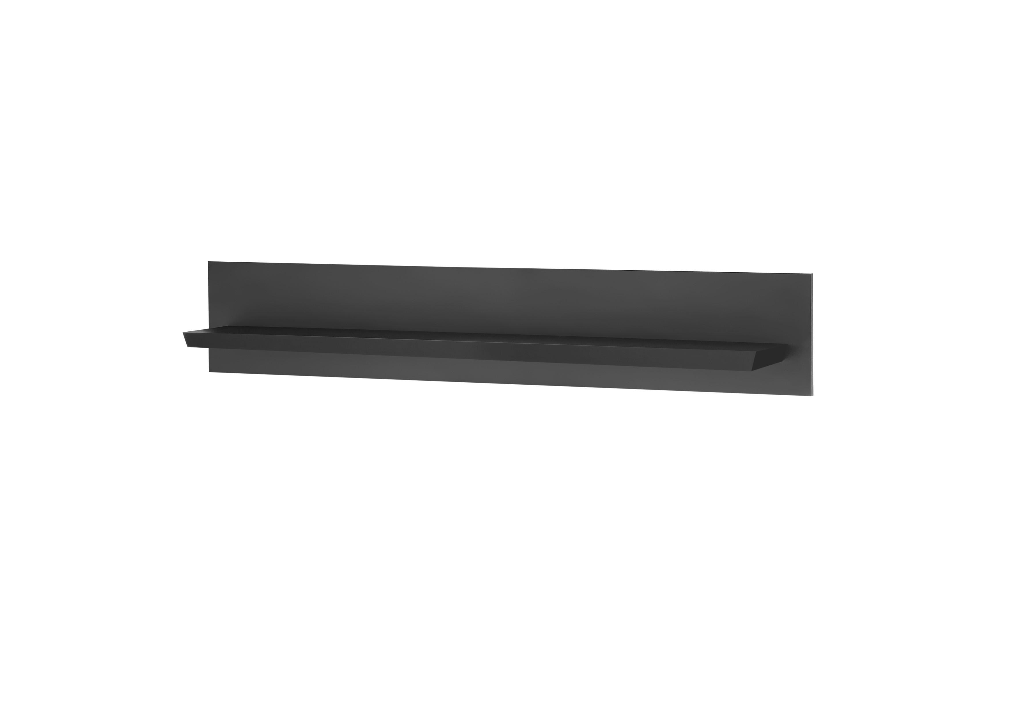 Wandboard Lincoln Schwarz B: 140cm - Schwarz, Design, Holzwerkstoff (140/25/22cm) - MID.YOU