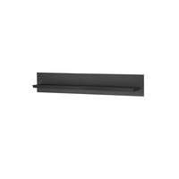 Wandboard Lincoln Schwarz B: 140cm - Schwarz, Design, Holzwerkstoff (140/25/22cm) - MID.YOU