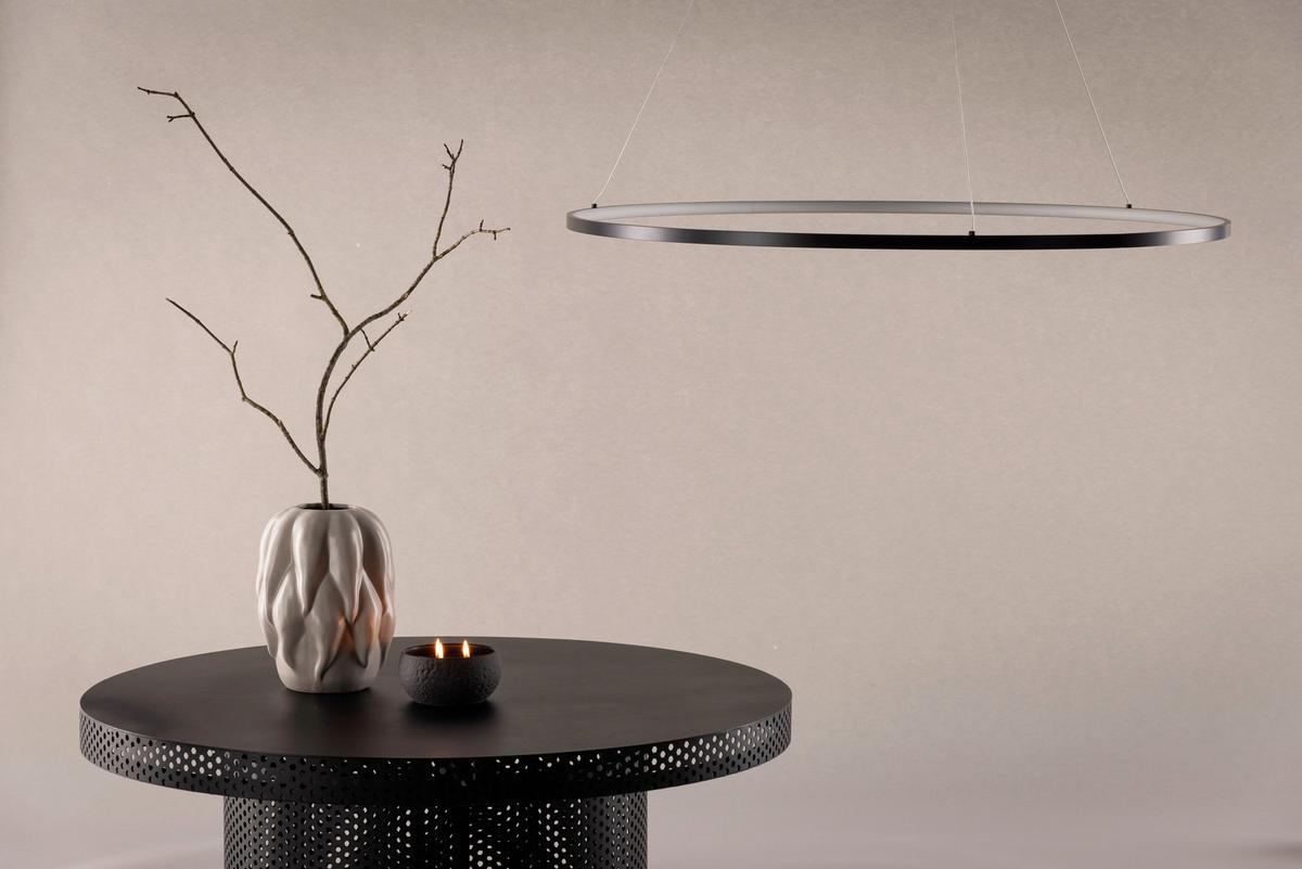 Hängeleuchte Rödäng X Josefin Lustig - Schwarz, Basics, Metall (100/6/100cm) - P & B