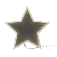 Led-dekoleuchte Luna - Transparent/Weiß, Basics, Kunststoff (28/5/29,5cm) - Luca Bessoni