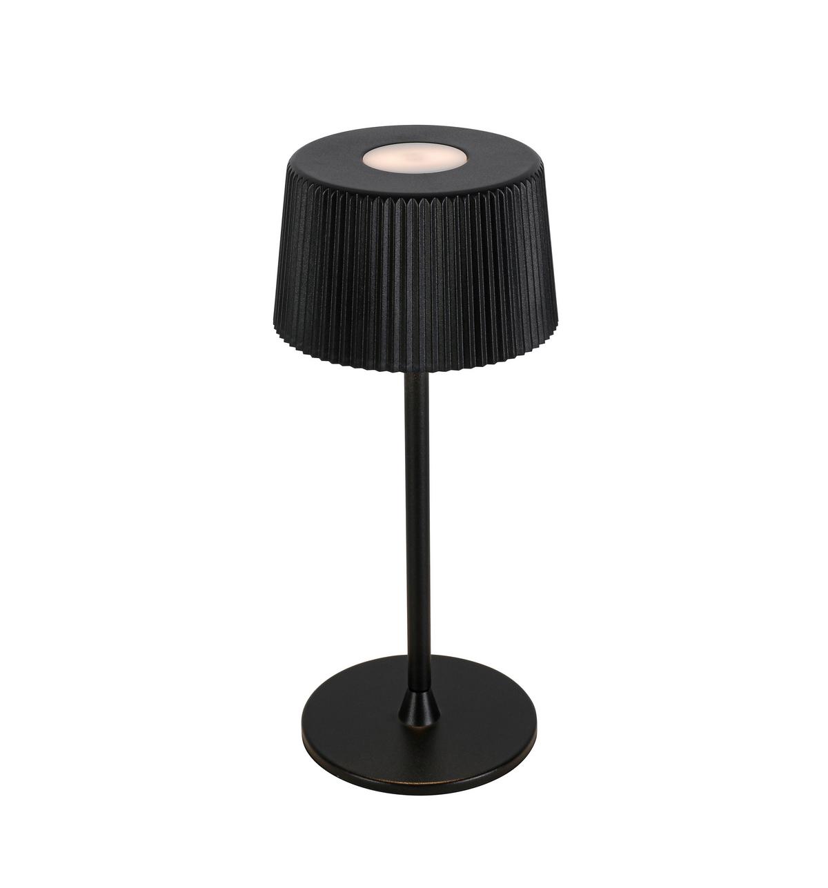 NABÍJATEĽNÁ STOLNÁ LAMPA THREMO - čierna/biela, Modern, kov/plast (11/30/21,1cm) - Mömax