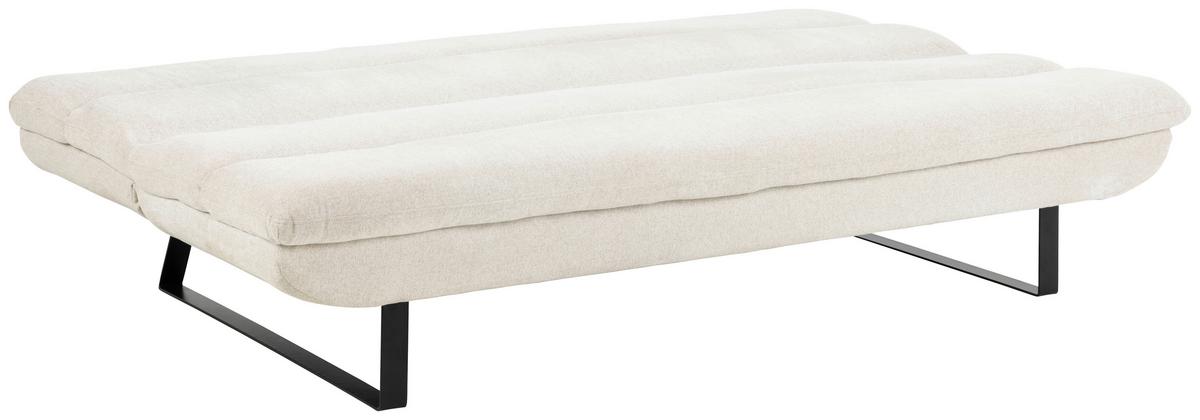 Schlafsofa Arbonne - Beige/Schwarz, KONVENTIONELL, Textil (200/91/124cm) - MID.YOU