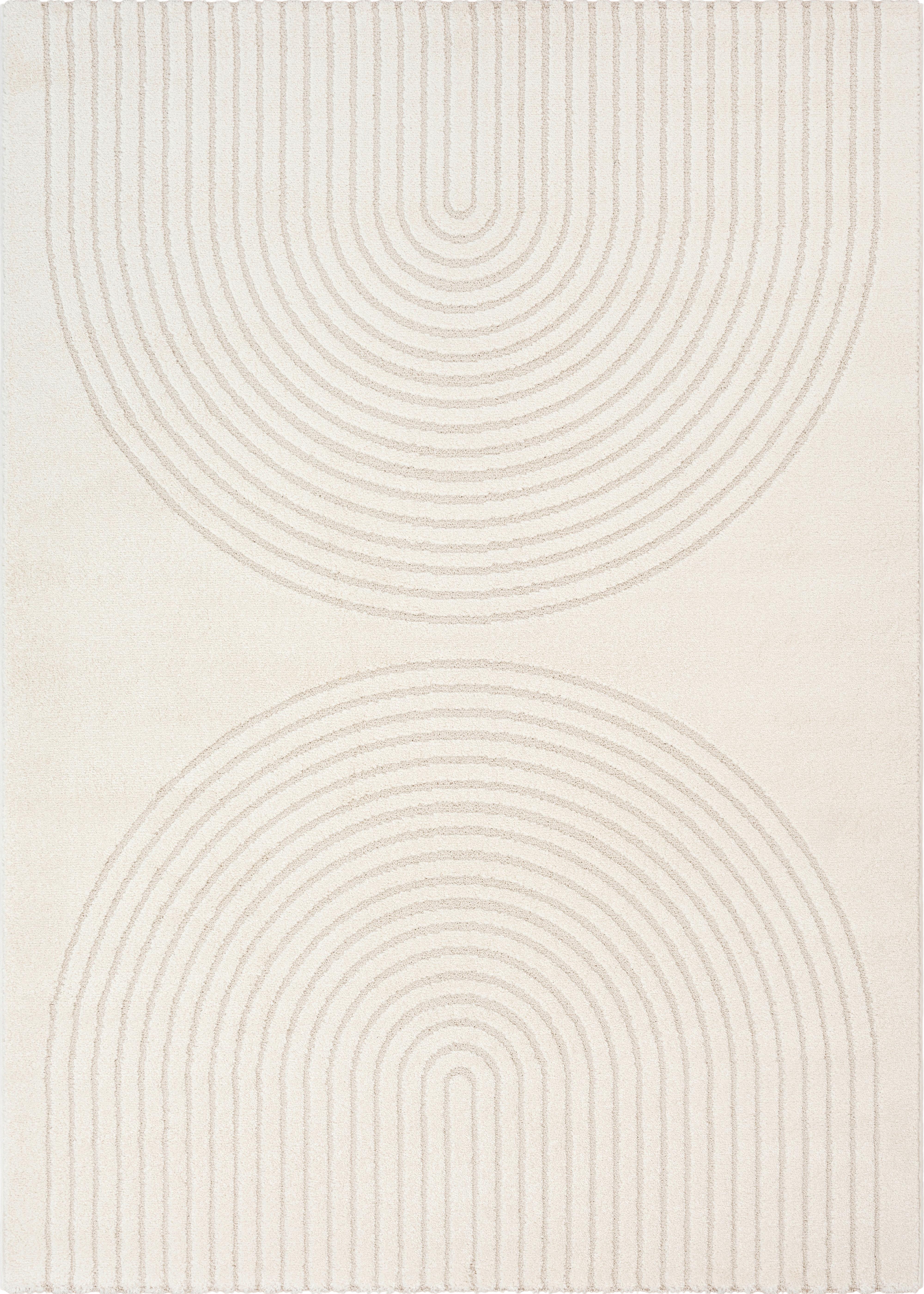 Webteppich Eclipse 2320 160-Cream - Creme, Basics, Textil (80/150cm)