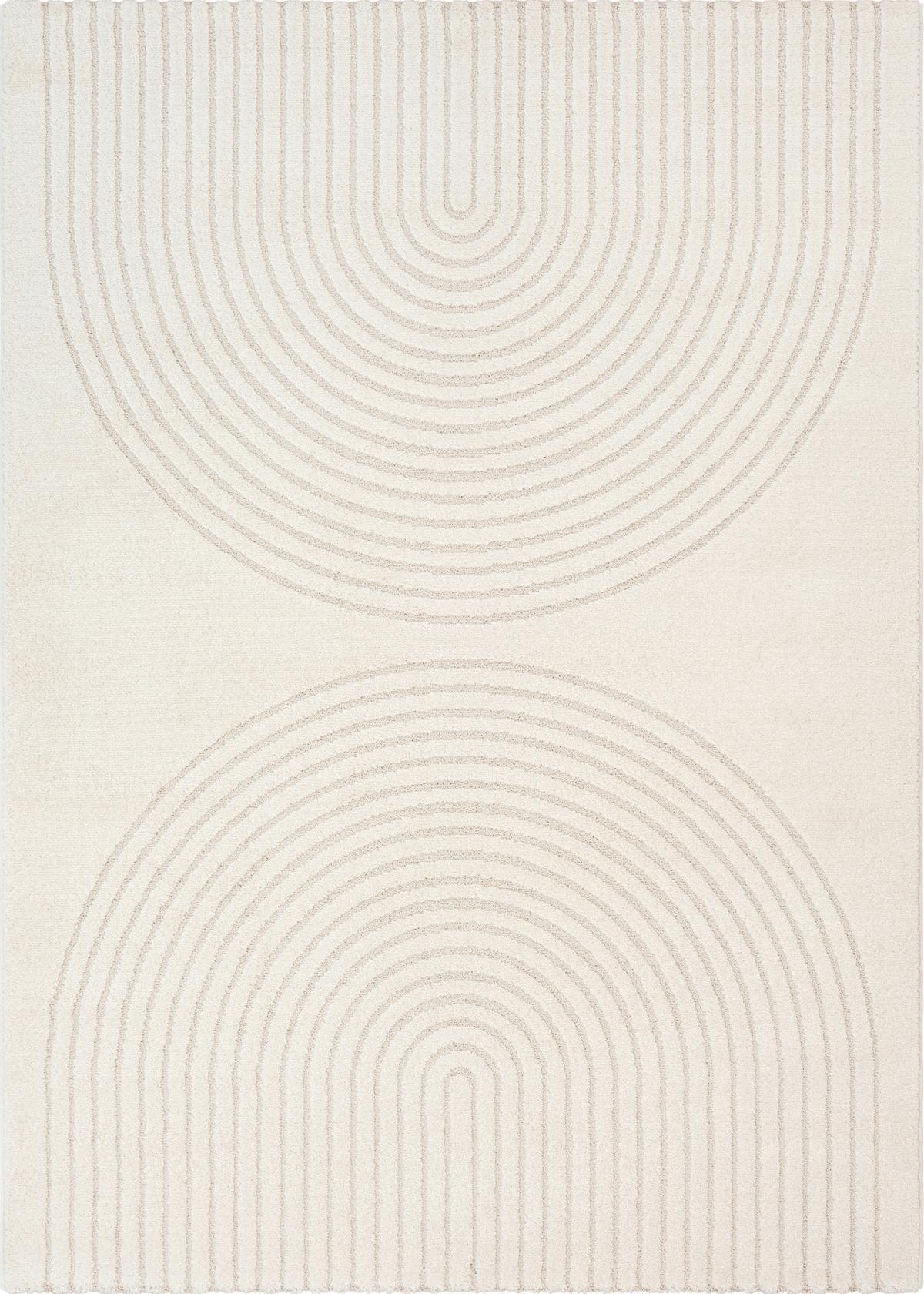 Webteppich Eclipse 2320 160-Cream - Creme, Basics, Textil (120/160cm)