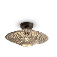DECKENLEUCHTE ZANZIBAR/C/4012/W - Weiß, Trend, Naturmaterialien (40/12cm) - Good & Mojo