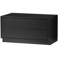 Lowboard Finca Schwarz B: 75cm - Schwarz, Design, Holz (75/40/40cm) - Livetastic