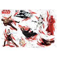 DEKOSTICKER The Last Jedi - Rot/Schwarz, LIFESTYLE, Kunststoff (100/70cm)