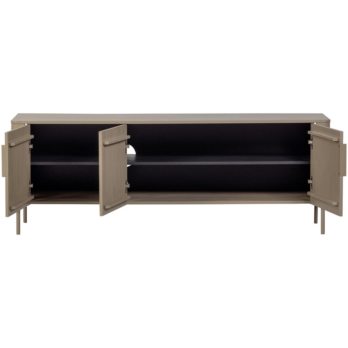 LOWBOARD Gunnar Schlammfarben B: 154cm - Schlammfarben, Design, Holz (154/56/44cm) - Livetastic