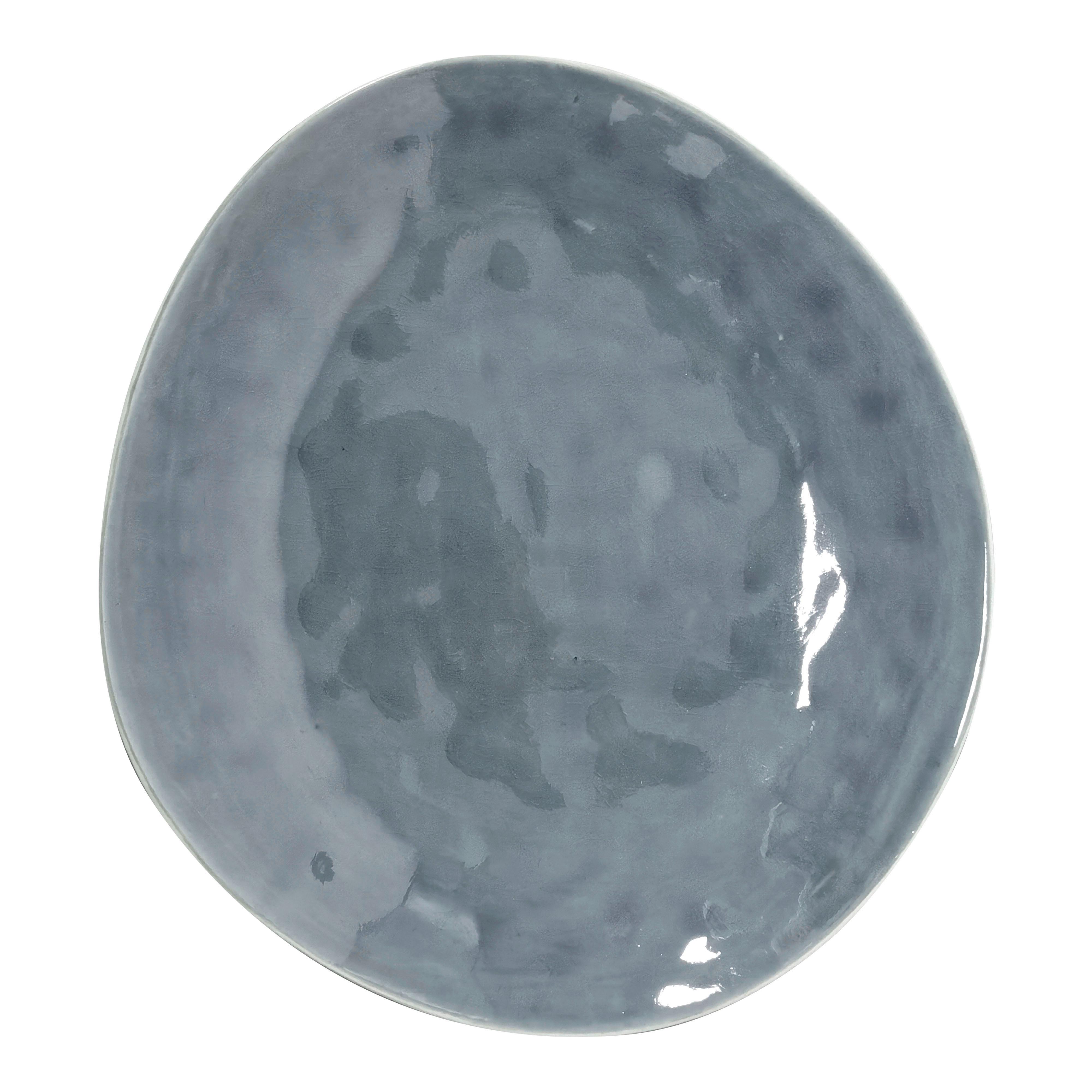 Speiseteller Steinzeug Grau/ Abstrakt Eugenia Ø ca. 27,5 cm