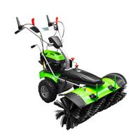 Benzin Kehrmaschine 3600 W Metall, Grün - Grün, Basics, Metall - Zipper