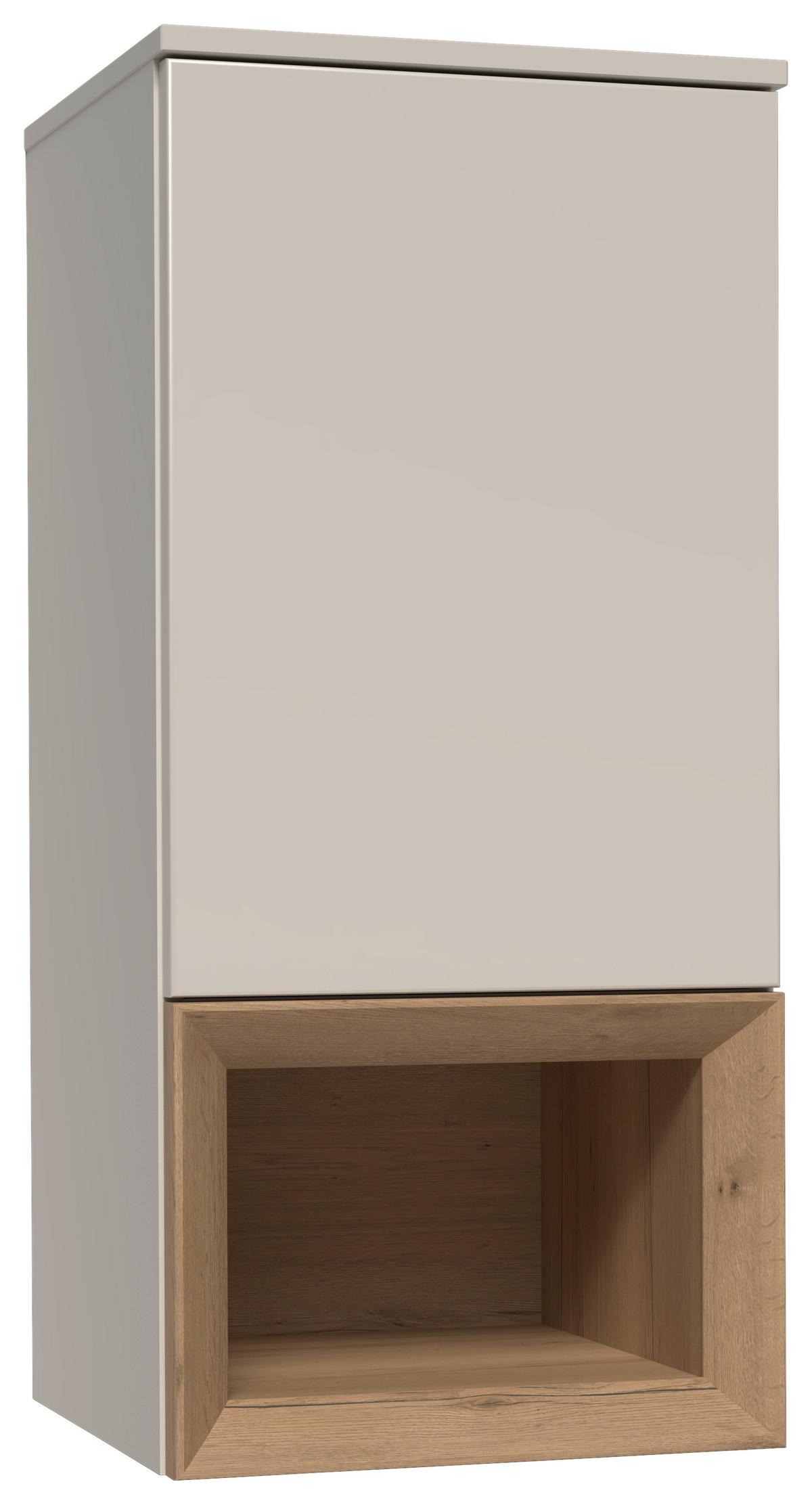 Hängeelement Las Vegas Weiß/Eiche Dekor B: 40 cm - Eiche dunkel/Weiß, MODERN, Holzwerkstoff (40/88/37cm) - Vertico