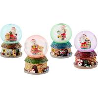 Schneekugel Santa - Multicolor, MODERN, Glas (4,5/7/4,5cm)