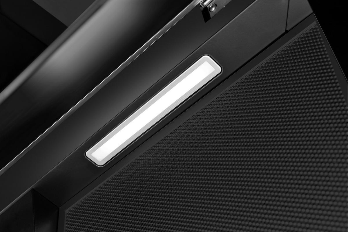 Dunstabzugshaube Ws49-90b - Schwarz, Basics, Glas/Metall - PKM