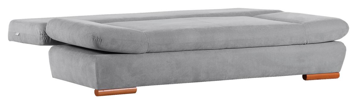 Schlafsofa Canja - Buchefarben/Grau, Design, Textil (200/75/92cm) - Livetastic