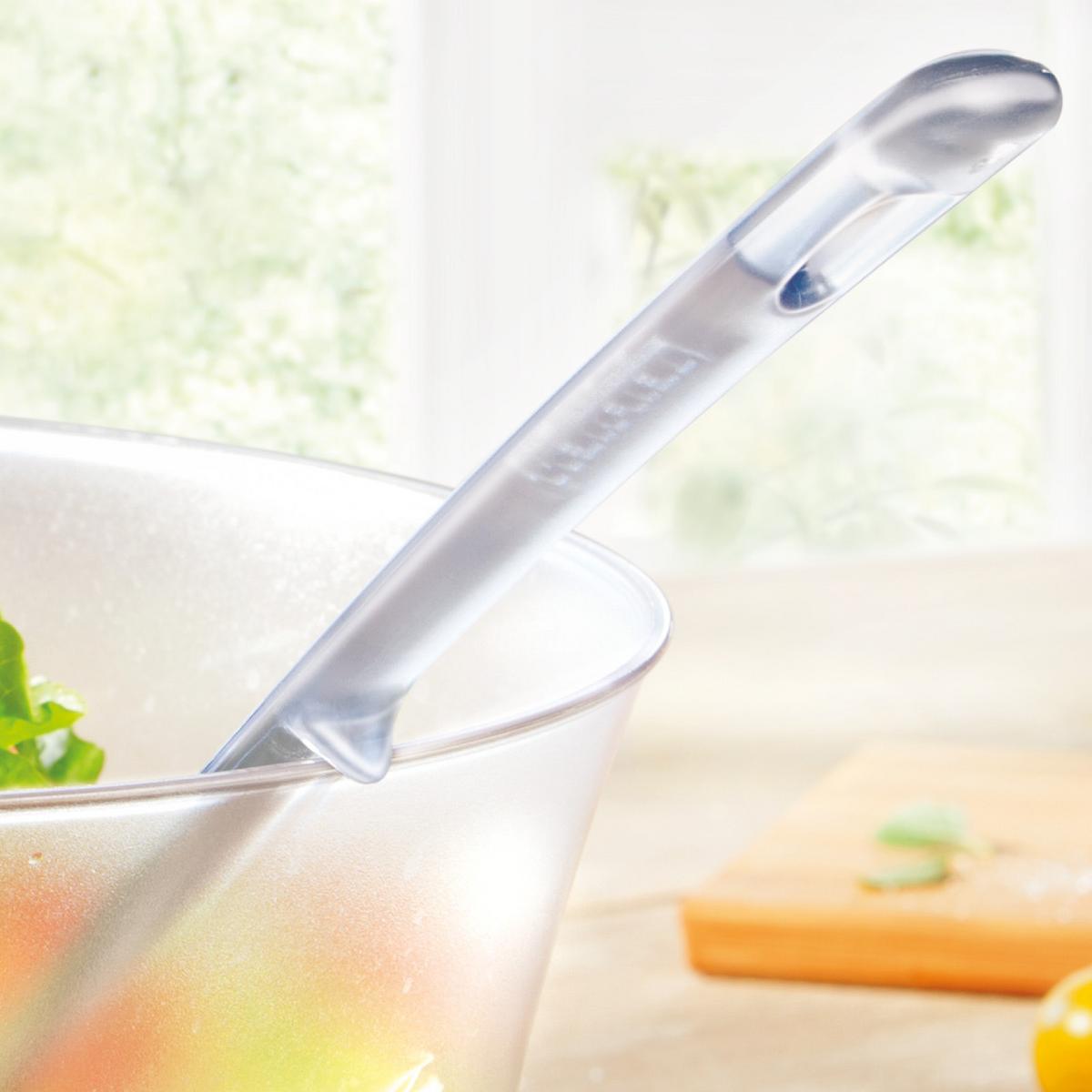 Salatbesteck Aus Kunststoff 2--Teilig., Transparent - Transparent, Basics, Kunststoff (9/30cm) - Leifheit