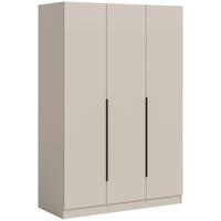 DREHTÜRENSCHRANK Kopenhagen Schwarz B: 120cm - Kaschmir, MODERN, Holzwerkstoff (120/181/52cm) - Livetastic