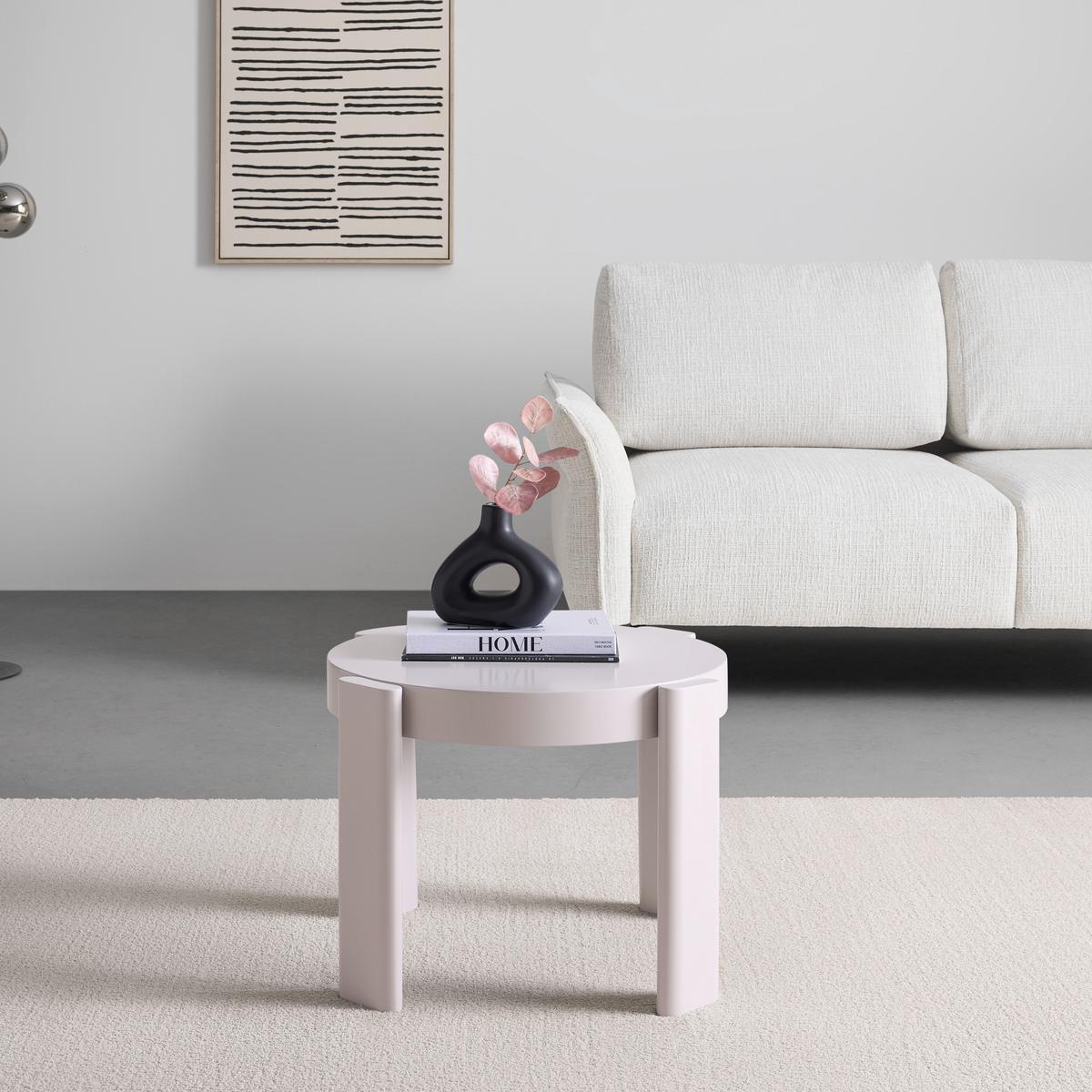 KONFERENČNÝ STOLÍK INGVAR -TREND- - sivá/piesková, Modern, kompozitné drevo (56/56/39cm) - Mömax