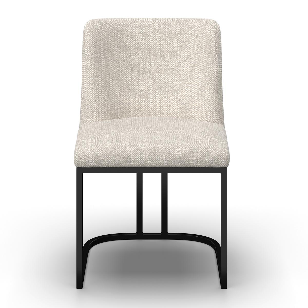 STOLIČKA LIARA - čierna/svetlosivá, Modern, kov/drevo (52/81,5/57cm) - Bessagi Home
