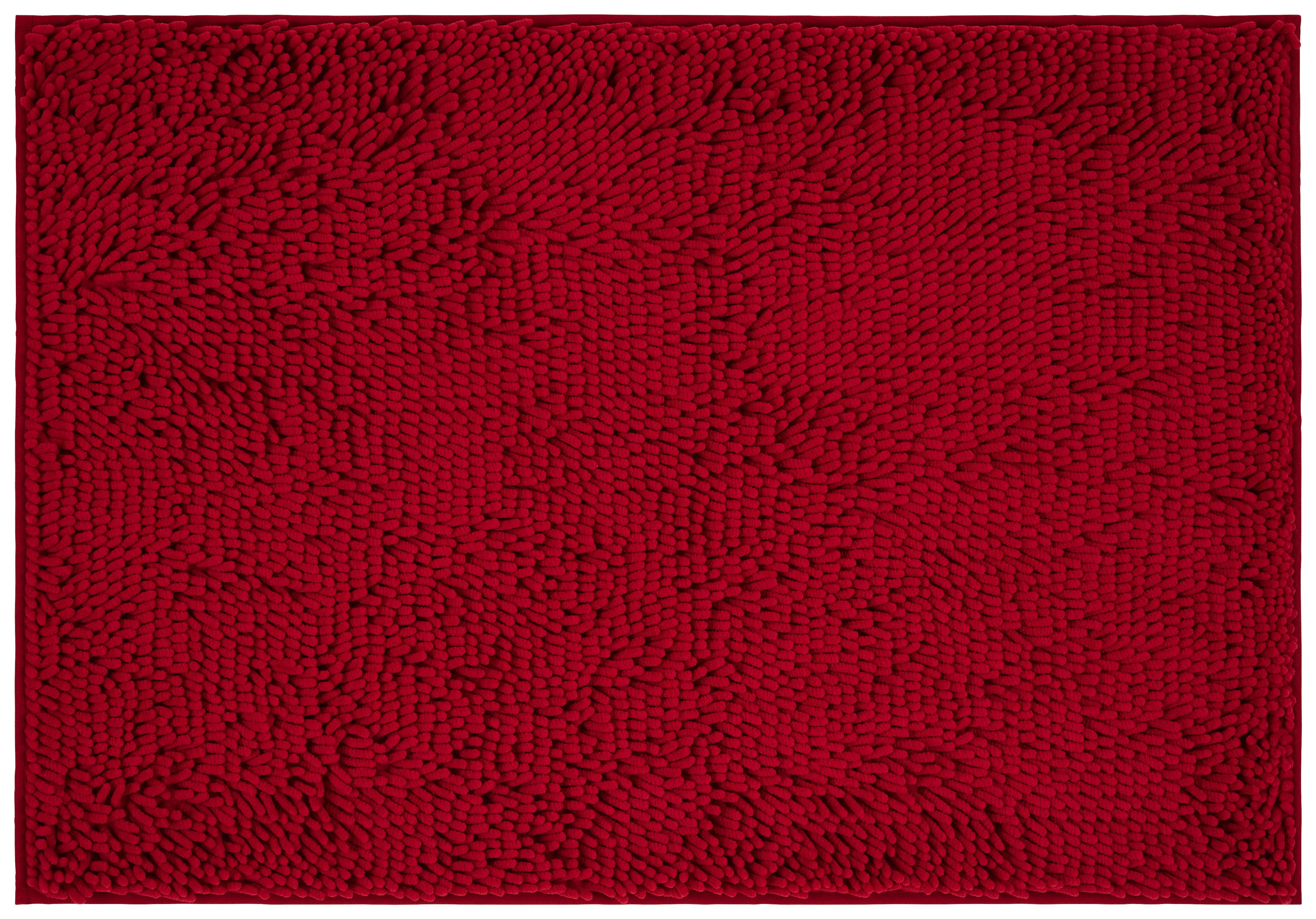 Fürdőszobaszőnyeg Liliane - Bordó, konvencionális, Textil (60/90cm) - Ombra