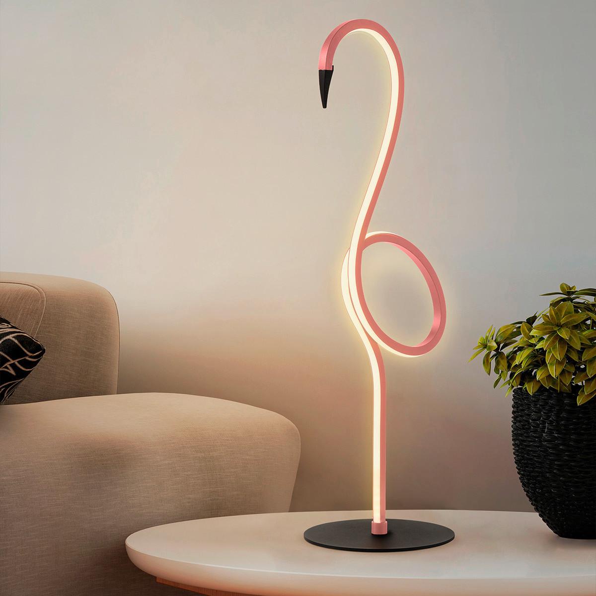 LED-Schreibtischleuchte Flamingo-Tl-Pnk - Pink, Trend, Kunststoff/Metall (15/50cm) - Elstead Lighting