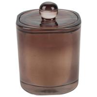 Svíčka KALI - hnědá, přírodní materiály/sklo (8,1/11,3/8,1cm) - Mömax
