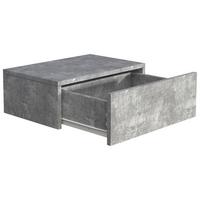 Nachtkästchen USAl M B: 45 cm Grau - Grau, MODERN, Holzwerkstoff (45/15/30cm) - MID.YOU