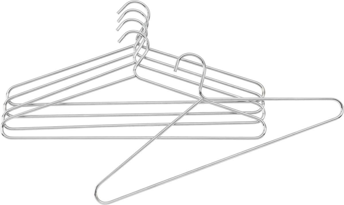 SADA ŠATNÍCH RAMÍNEK BRUNNI-5 - barvy chromu, kov (42/18cm) - Carryhome