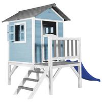 Spielhaus C050.002.31 - Blau/Weiß, KONVENTIONELL, Holz/Kunststoff (240/189/167cm) - Ambia Garden