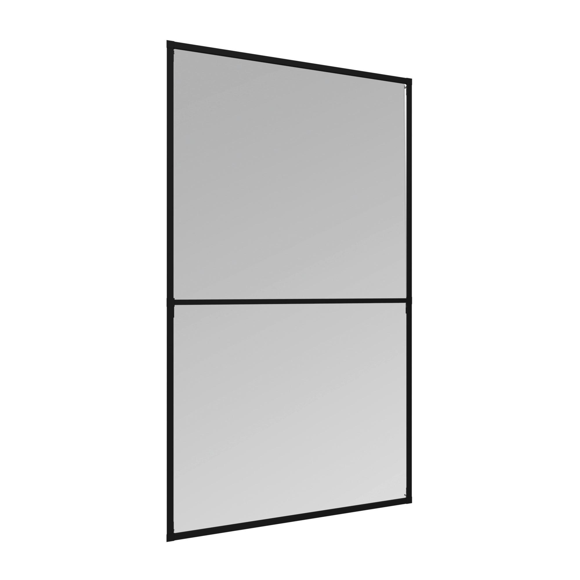 Fliegengitter Fenster 120x220 cm Anthrazit - Anthrazit, Basics, Metall (120/220cm)