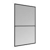 Fliegengitter Fenster 120x220 cm Anthrazit - Anthrazit, Basics, Metall (120/220cm)