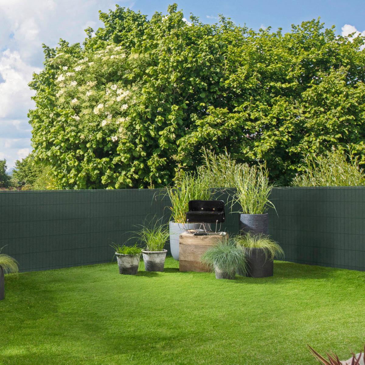 Sichtschutz Zaunblende Screenex Classic - Grün, Basics, Kunststoff (500/150cm) - Windhager