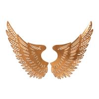 Wanddeko Ali Light Goldfarben B: 43,5 Cm - Goldfarben, Basics, Metall (43.5/90/3.5cm)