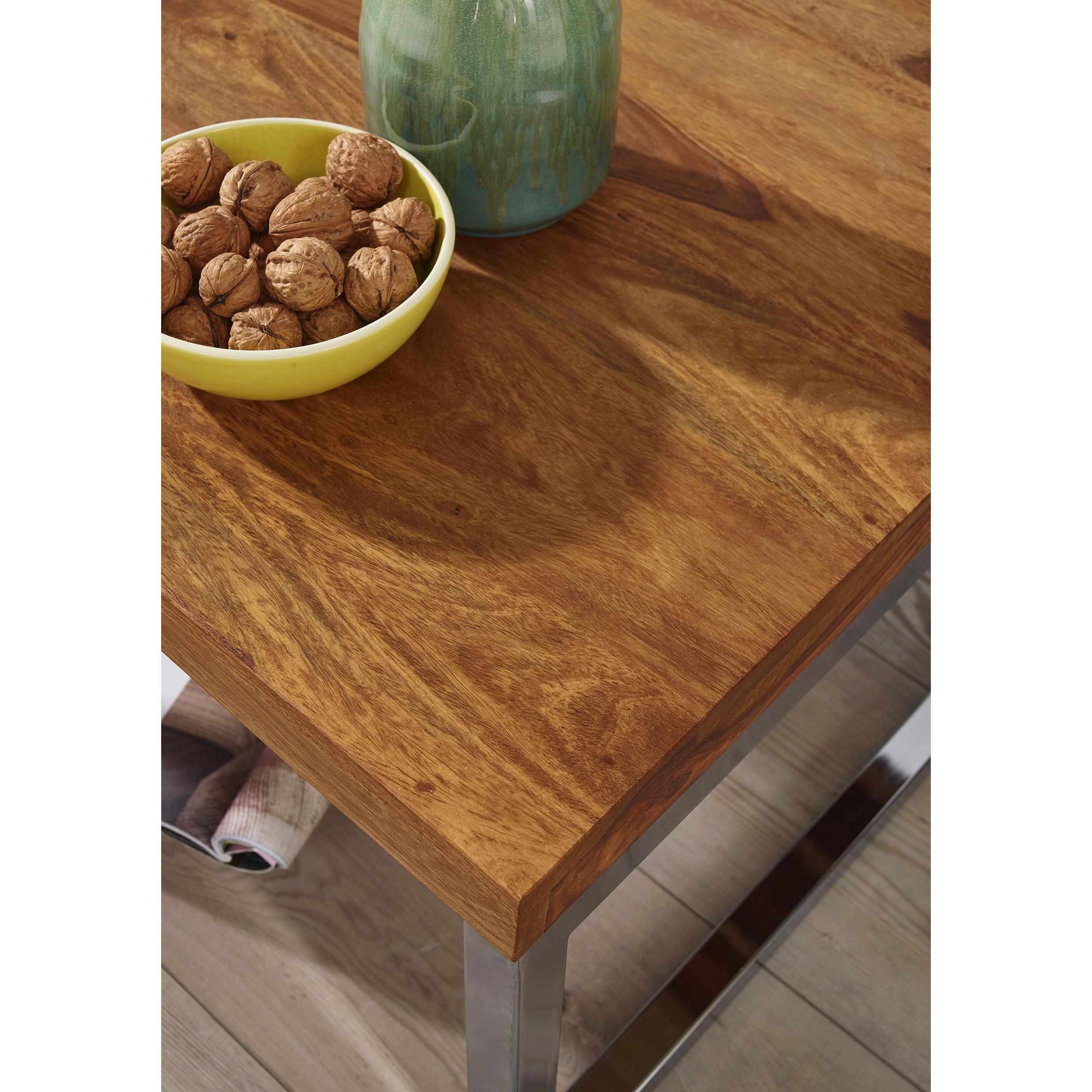 Beistelltisch mit Platte aus Echtholz entdecken