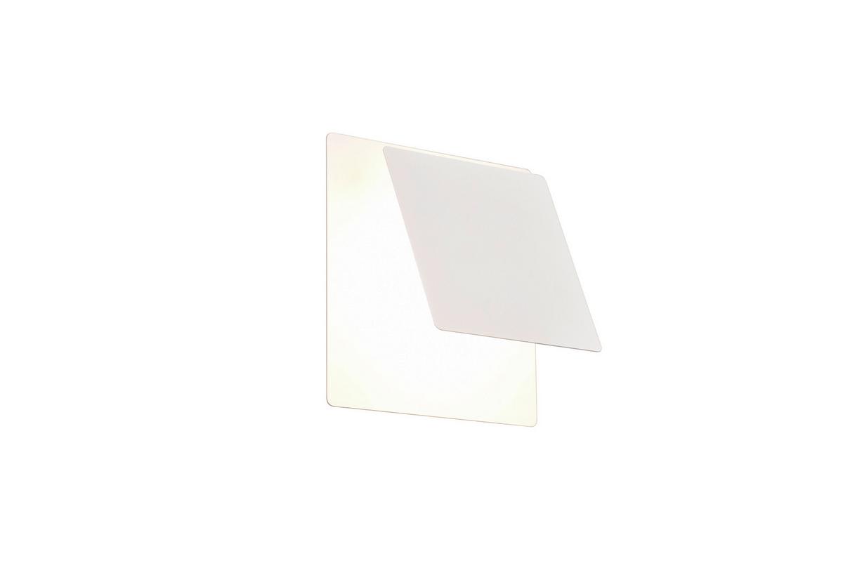 Led-wandleuchte 240319131 Mio - Weiß, Design, Metall (18/18/7.2cm) - Trio Leuchten