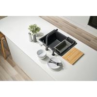 Spülorganizer 3-Tlg. Zub Aus Bambus/Metall/Kunststoff - Basics, Holz/Kunststoff