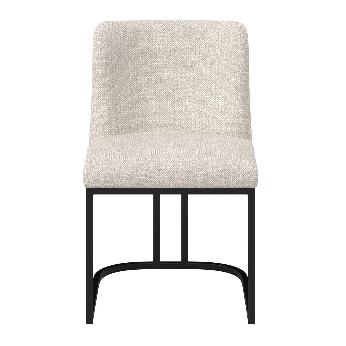 STOLIČKA LIARA - čierna/svetlosivá, Modern, kov/drevo (52/81,5/57cm) - Bessagi Home
