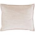 Zierkissen Lea 72x57 cm Polyester Creme mit Zipp - Creme, KONVENTIONELL, Textil (72/57cm) - Luca Bessoni