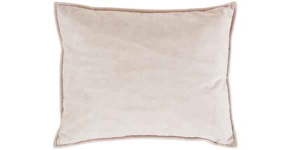 Zierkissen Lea 72x57 cm Polyester Creme mit Zipp - Creme, KONVENTIONELL, Textil (72/57cm) - Luca Bessoni