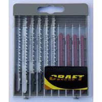 Dekopírfűrészlap Szett 10db - Konventionell (2/10/12cm)