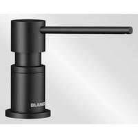 Seifenspender Lato Kunststoff Schwarz Einbaufähig 300 Ml - Design, Metall (9,4cm) - Blanco