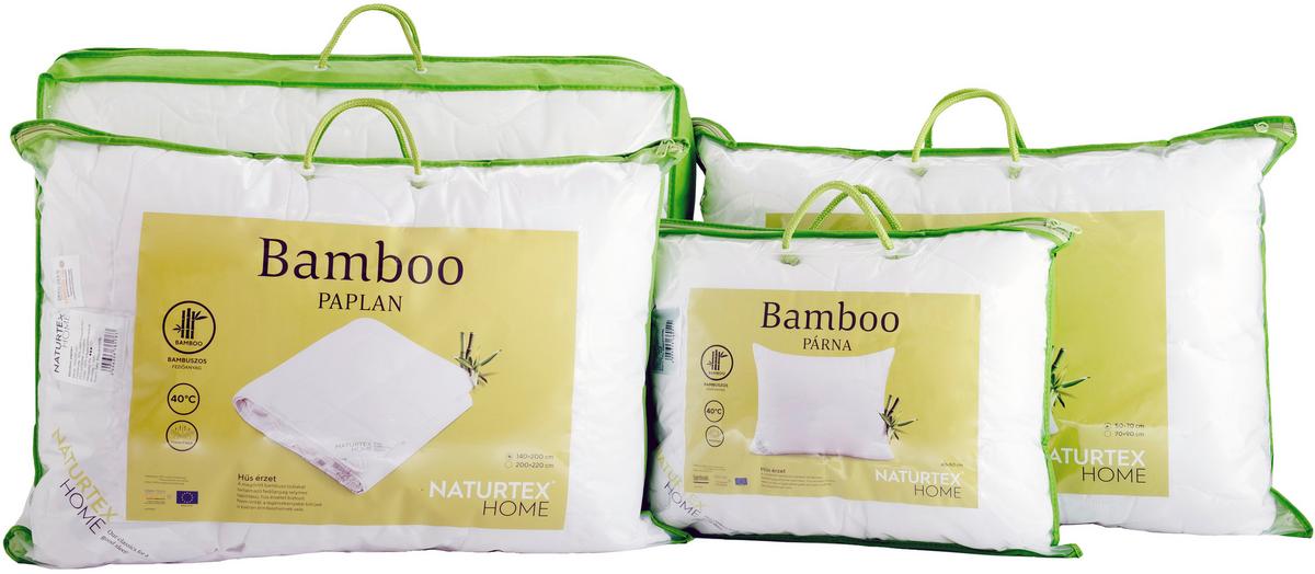 Kispárna Naturtex Bamboo - fehér, Basics, textil (40/50/5cm) - Naturtex
