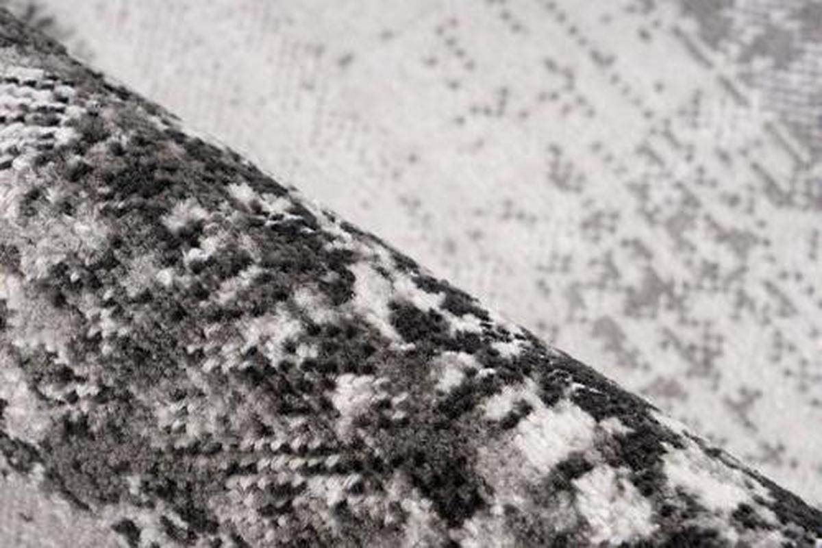 Orientalischer Webteppich Anthrazit 80x150 cm - Anthrazit, Design, Textil (80/150cm) - Kayoom