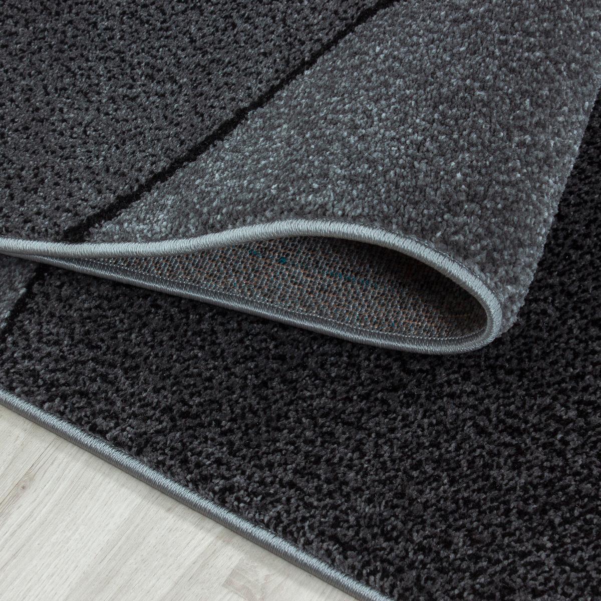 Webteppich Grau Beta 240x340 cm, Jute - Grau, Basics, Textil (240/340cm) - Novel