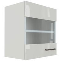 Kuchyňská horní skříňka LEVI LEVI - šedá/černá, Moderní, kov/kompozitní dřevo (50/54/32cm) - FlexWell