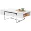 Couchtisch Hampton B: 110 cm Weiß - Silberfarben/Weiß, Design, Holzwerkstoff/Metall (110/40/60cm) - Livetastic Couchtisch Hampton B: 110 cm Weiß - Silberfarben/Weiß, Design, Holzwerkstoff/Metall (110/40/60cm) - Livetastic