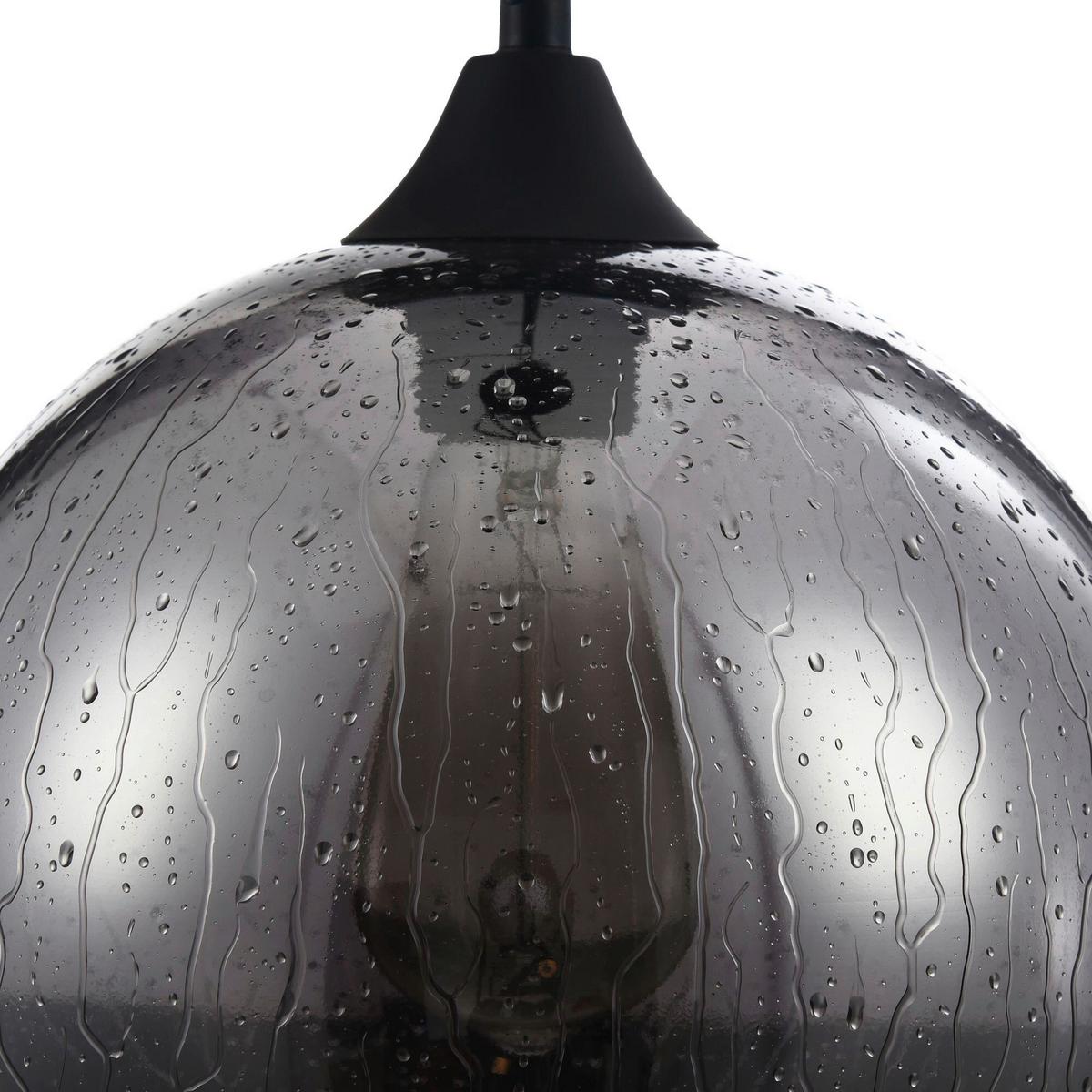 Pendelleuchte Bergen - Schwarz, Trend, Glas/Metall (25/21.5cm) - MAYTONI