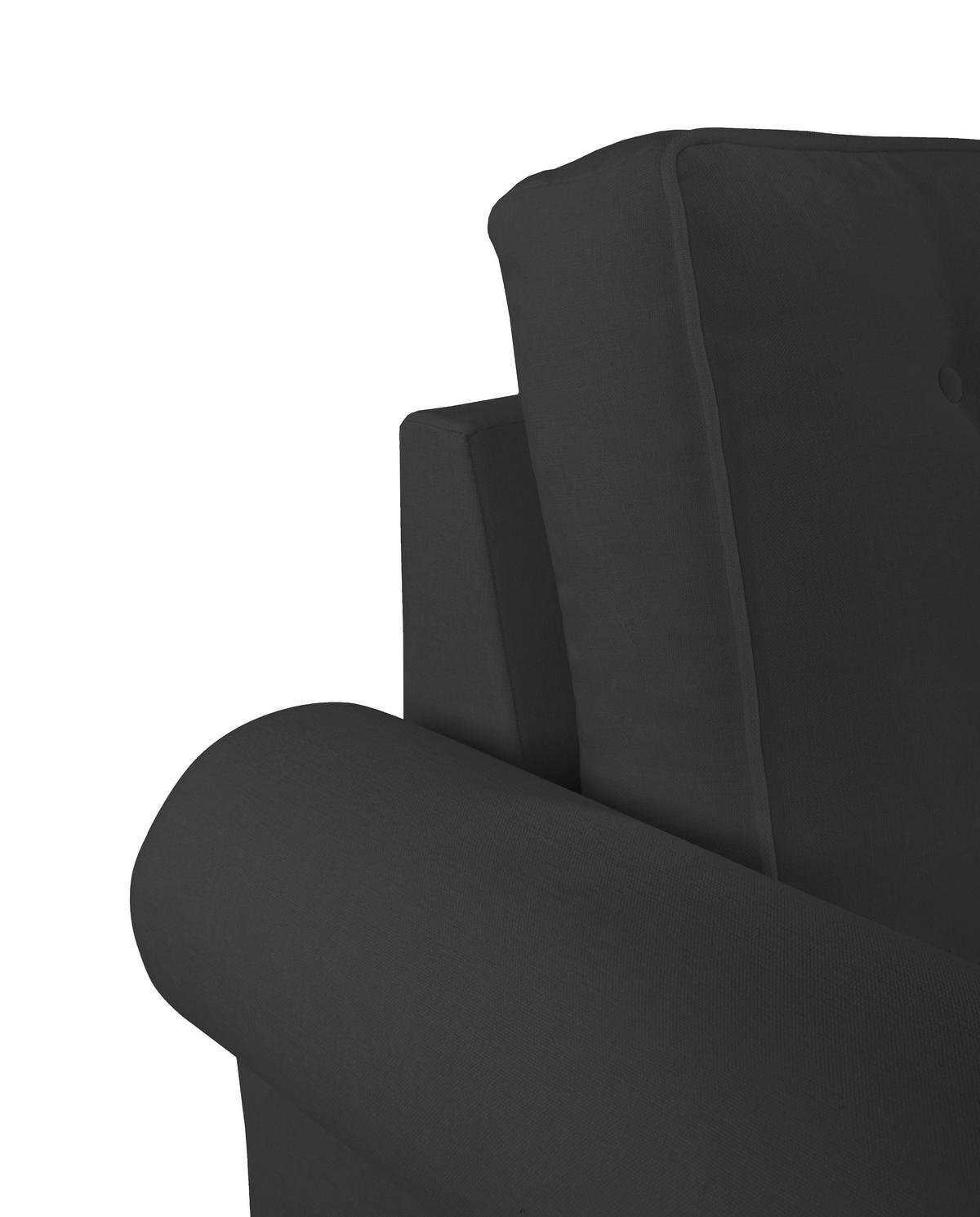 Sessel Arles, Anthrazit 99 B: 93 Cm - Anthrazit/Buchefarben, Design, Textil (93/89/82cm) - MID.YOU