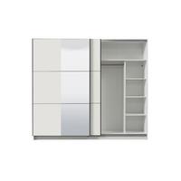 Tolóajtós Szekrény Sierra 236/210 Cm - fehér, Basics, faalapú anyag (236,5/210/62,5cm)