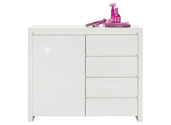 Komoda Lario - bílá, Moderní, kompozitní dřevo (112,4/96,4/40cm) Komoda Lario - bílá, Moderní, kompozitní dřevo (112,4/96,4/40cm)