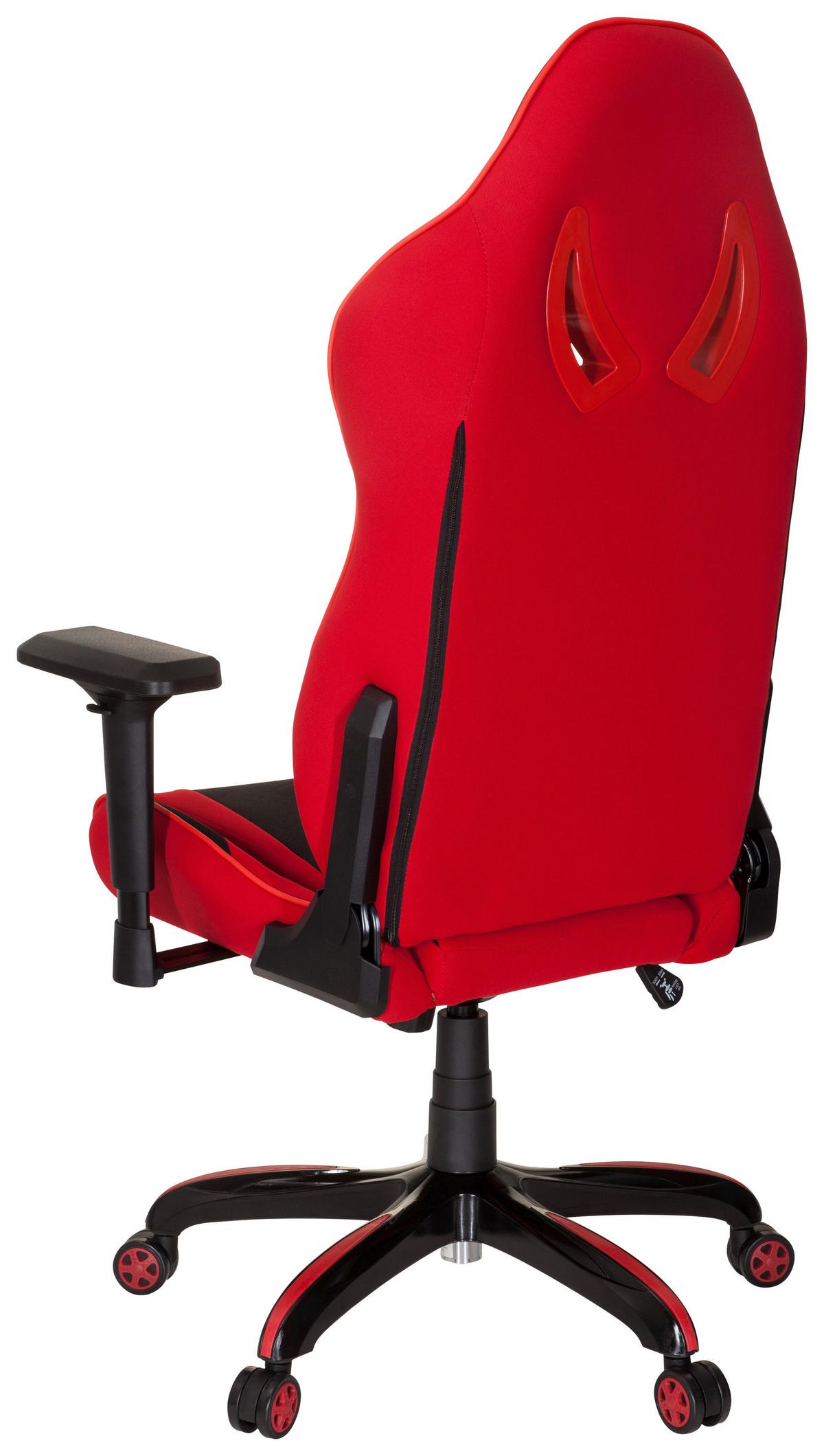 Gamingstuhl Promoter Ii Rot/schwarz - Rot/Schwarz, MODERN, Kunststoff/Textil (74/133/67cm) - MID.YOU